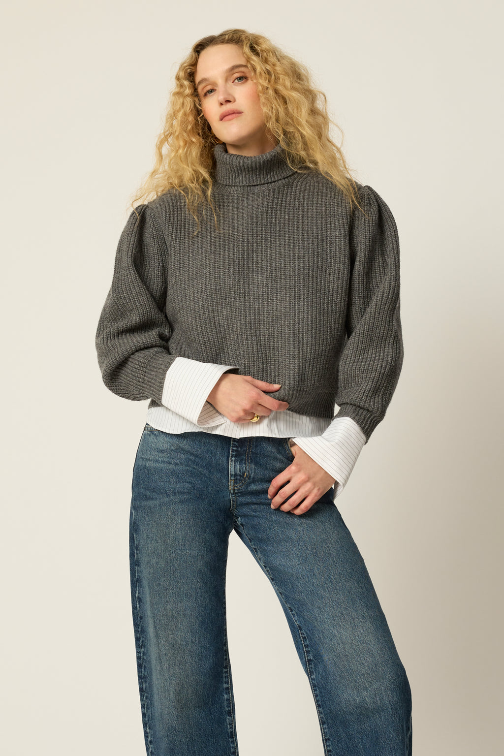 ABEL STRIPED SWEATER main image 1