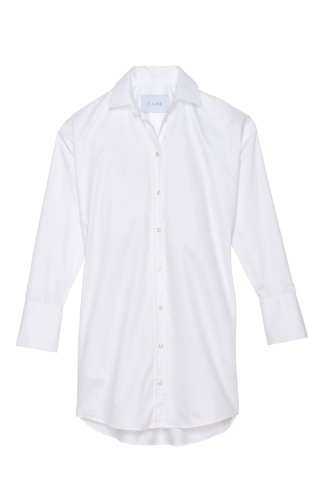 Stella Shirt Dress - White