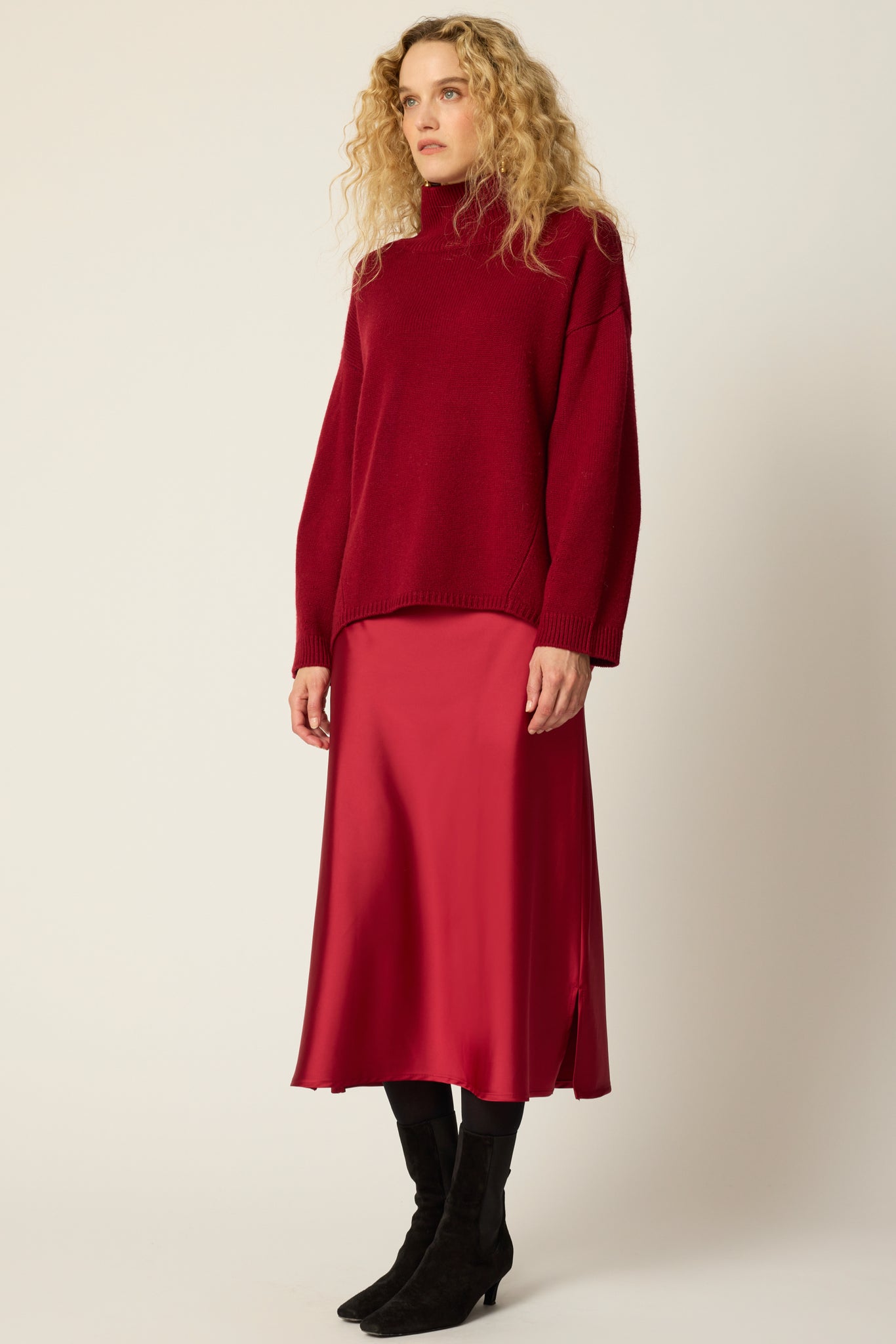 Isla Skirt - Merlot