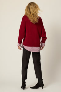 Gemma Sweater - Merlot