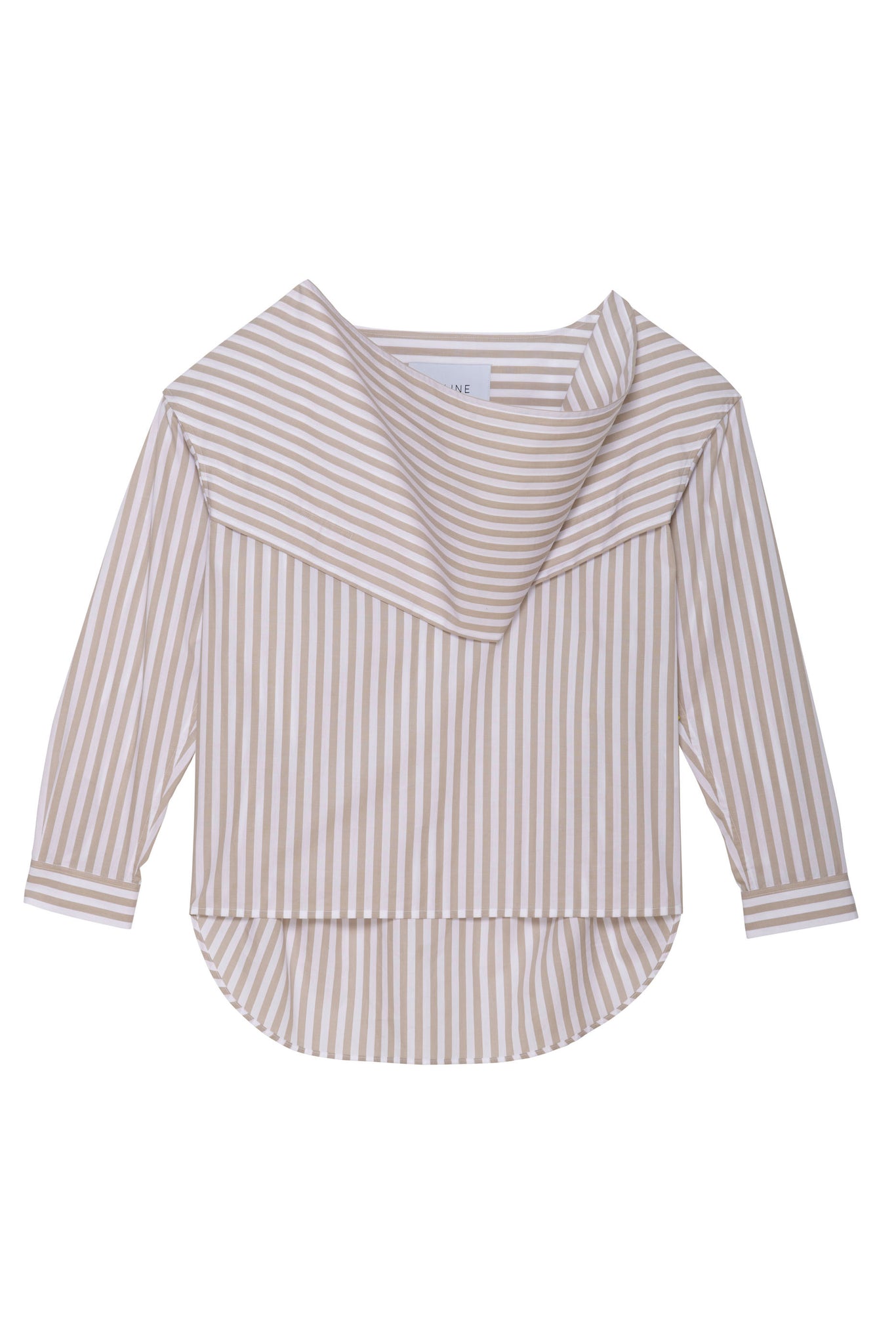 Margaux Shirt - Sand Stripe