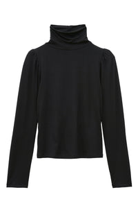 Sylvie Tissue Turtleneck - Black
