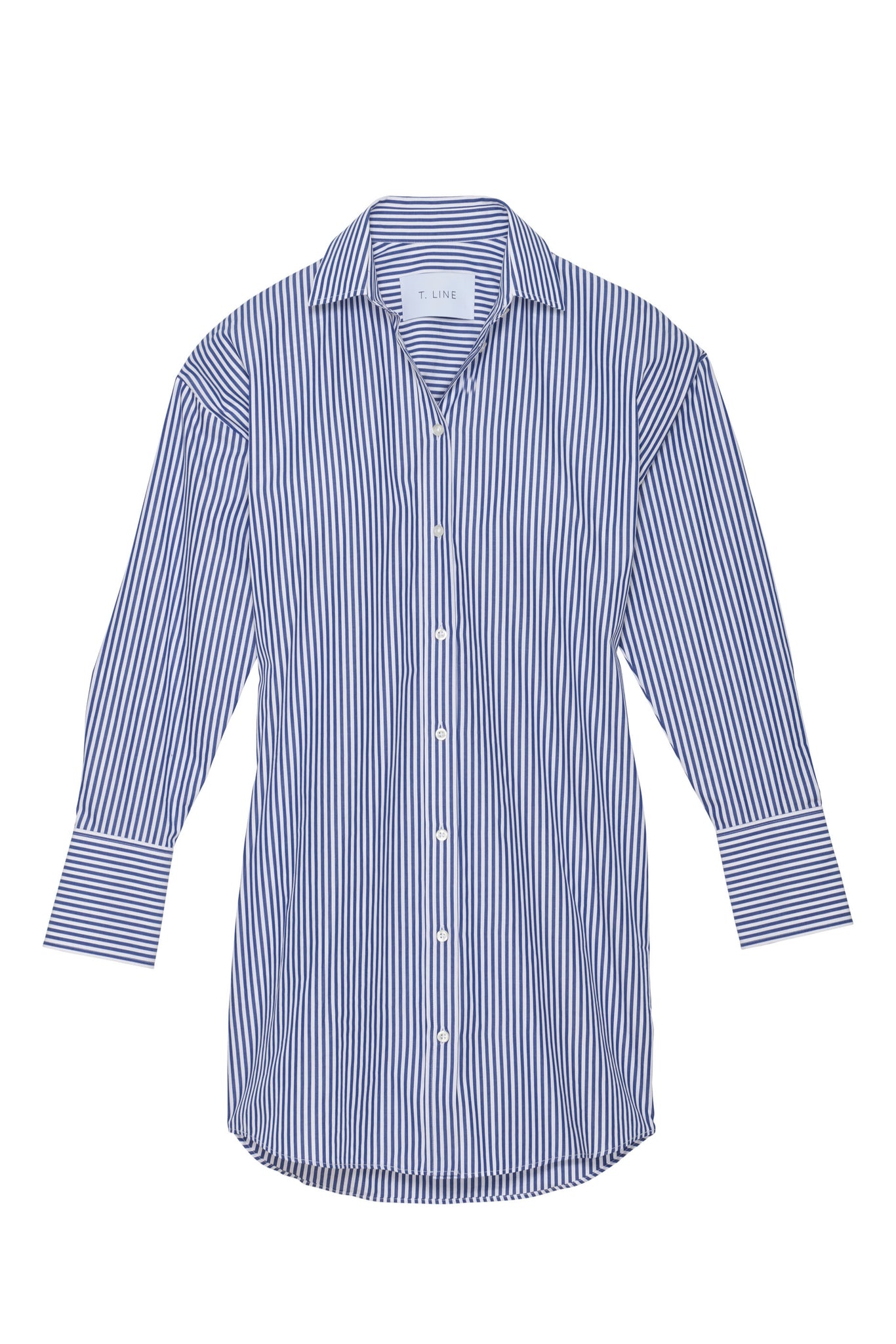 Stella Shirt Dress - Blue Stripe