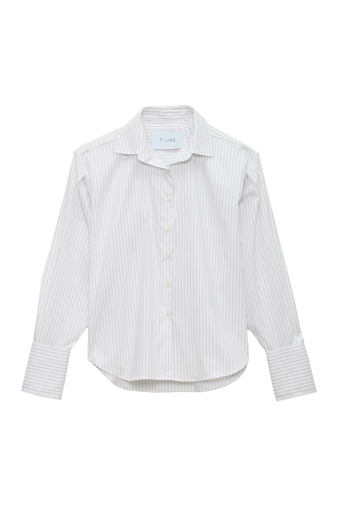 Isabel Shirt - Charcoal Pinstripe