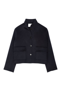 Elodie Jacket - Navy Wool