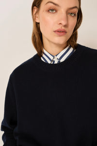 Marlowe Crewneck Sweater - Navy