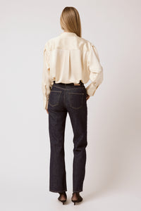 Isabel Shirt - Champagne Satin