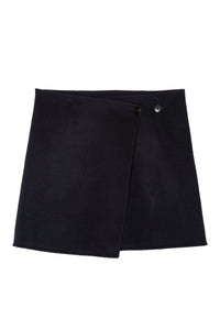 Ella Skirt - Navy Wool