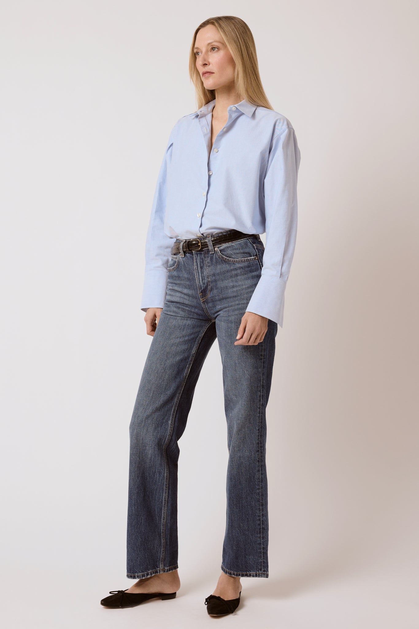 Isabel Shirt - Blue Oxford