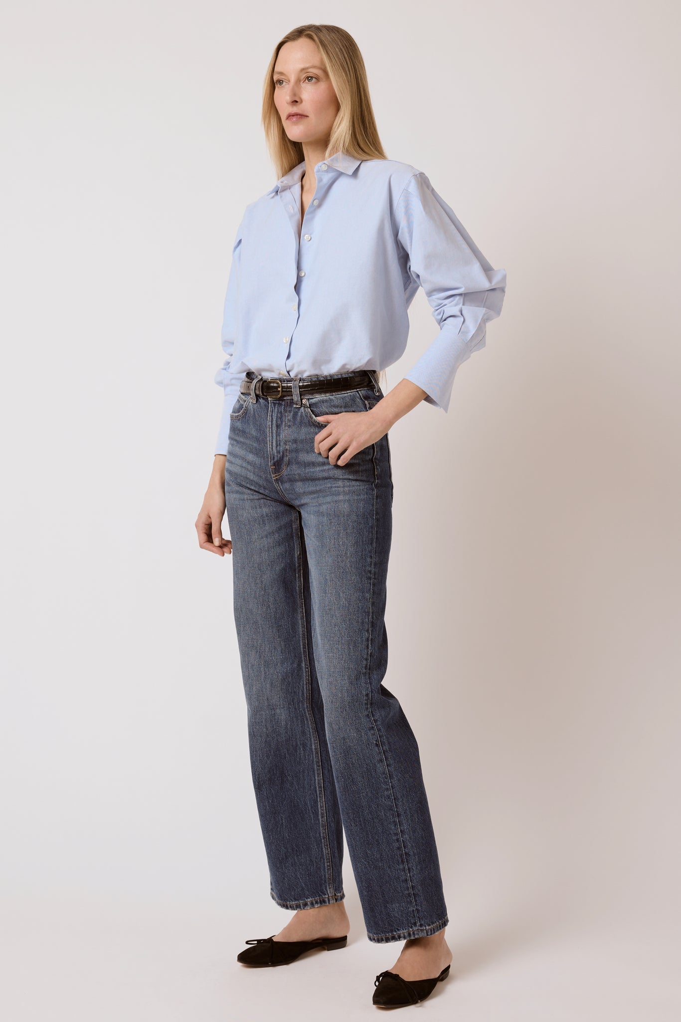 Isabel Shirt - Blue Oxford