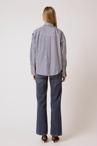 Isabel Shirt - Navy Stripe