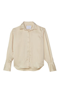 Isabel Shirt - Champagne Satin