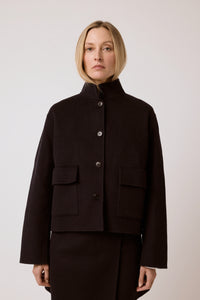Elodie Jacket - Navy Wool