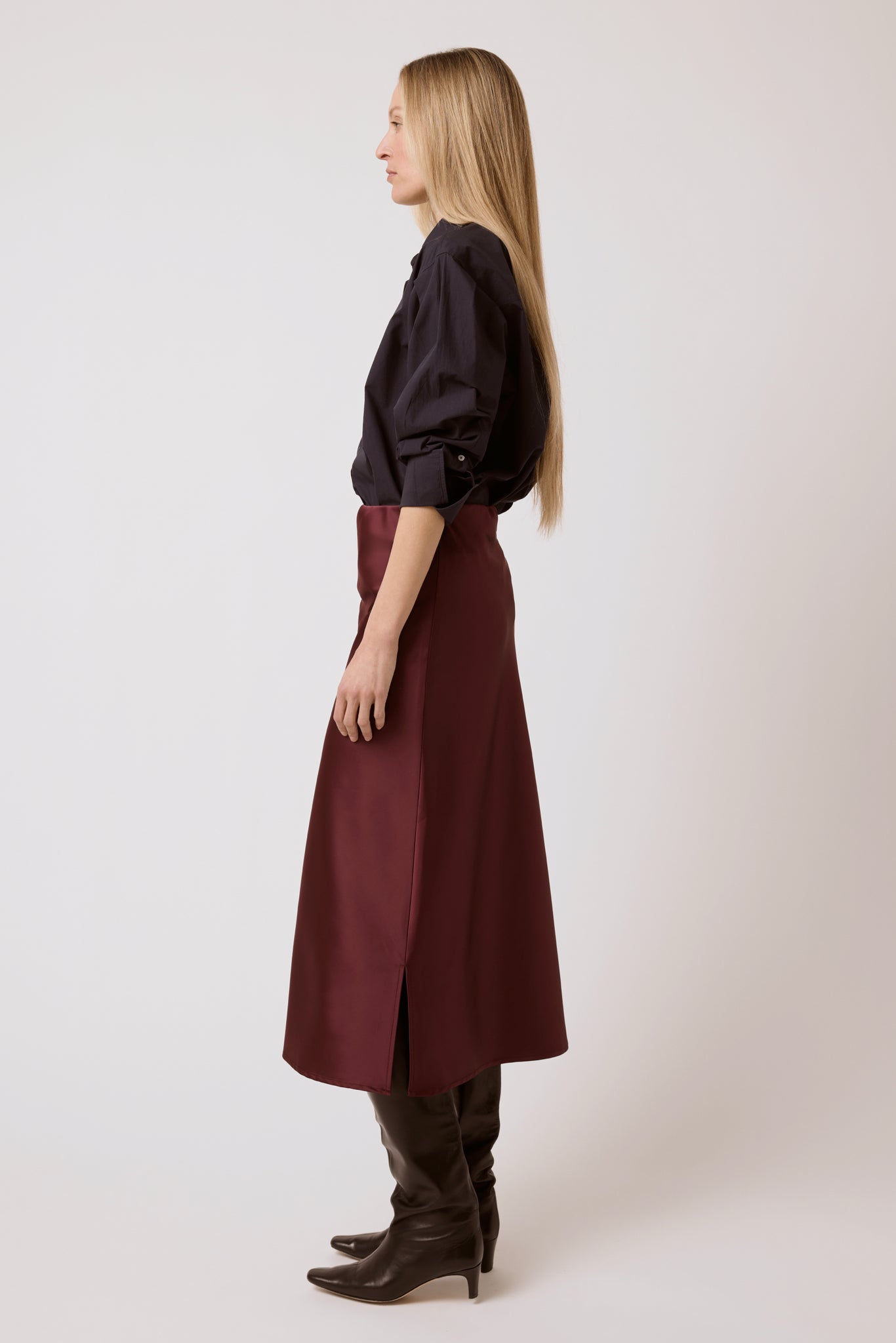 Isabel Shirt - Navy Poplin
