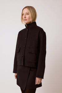 Elodie Jacket - Navy Wool